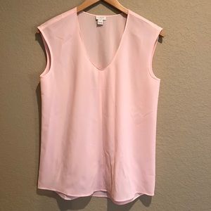 J. Crew Soft Pink Sleeveless Shell